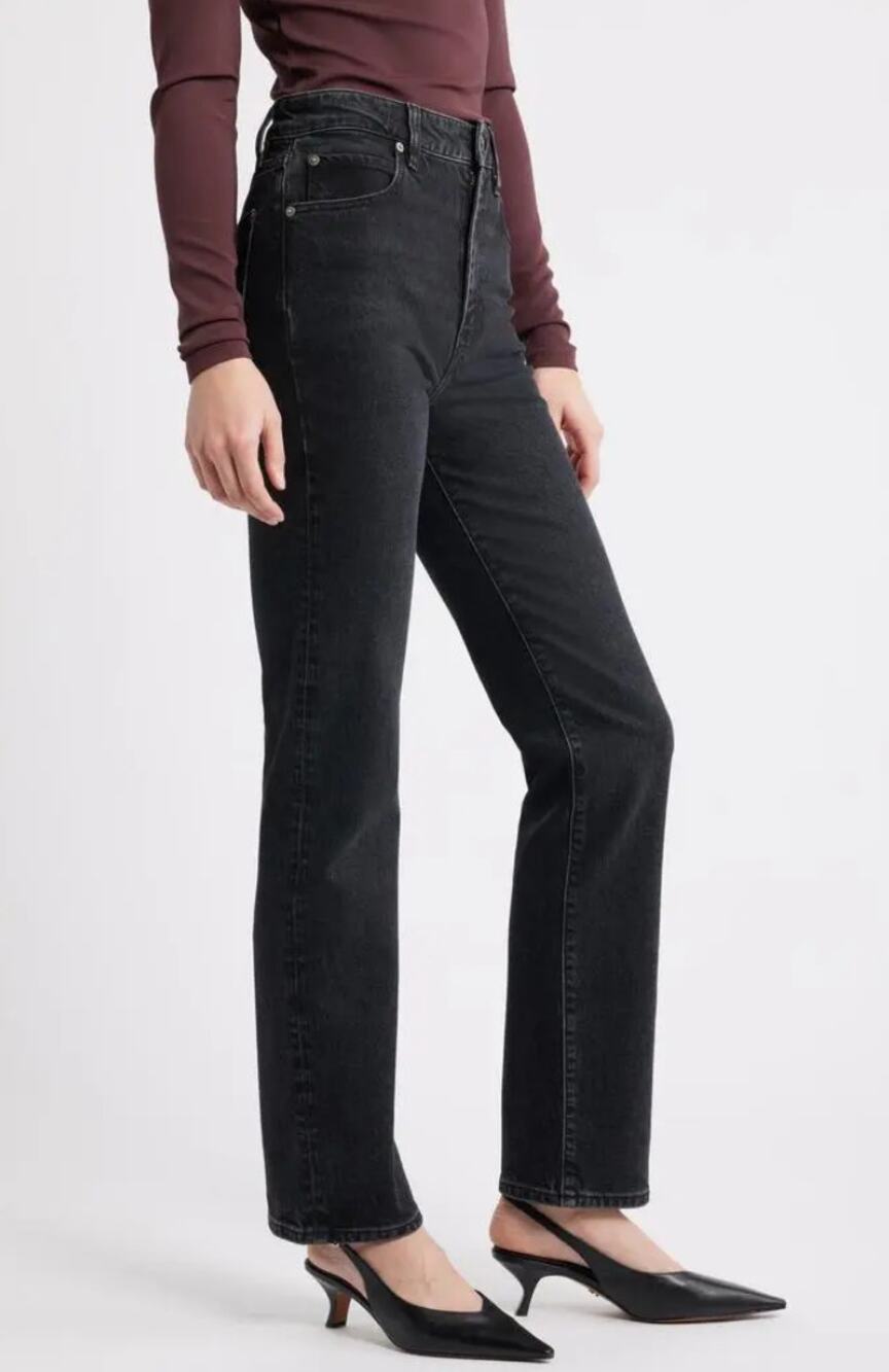 Frame Women's The Ruler Jean in Faded Black Size 29